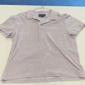 Vilebrequin Men's Plush Polo in Pale Lavender